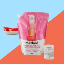 메소드 다목적클리너 주방세제 리필1000ml(핑크그레이프), 단품, 1000ml