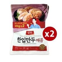 [정연푸드] 동원 양반 한입 매콤만두 320gx2봉, 640g, 2개
