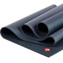Manduka PRO Lite 요가 매트 - 여성 및 남성용 경량 미끄럼 방지 관절 지지 안정성을 위한 쿠션 두께 4.7mm 180cm(71인치) 블랙163088, Thunder