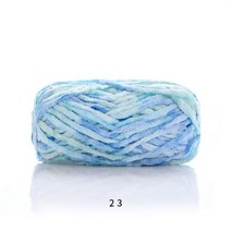 [9월픽]100g / 80M 셔닐 벨벳 원사 뜨개질 양모 두꺼운 따뜻한 크로셰 면화 DIY 핸드 니트 스웨터, 1pc 23