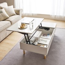 TB9910 데일리 리프트업 테이블 DVX, 화이트