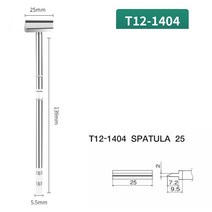납땜흡입기 T12 용접 팁 14 주걱 유형 FX951 납땜 스테이션 1pcs, 02 1402