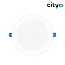 씨티오 LED 다운라이트 센서 6인치 15W 주광색 매입등, 6인치 15W-주광색_하얀빛
