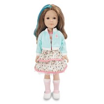 Madame Alexander 35.6cm(14인치) 카인드니스 클럽 인형 멋진 아웃도어 세트 밝은 피부 톤 파란 눈 갈색 머리, Paisley