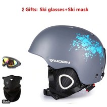 스노우보드 헬멧 스키 고글 귀마개부착 일체형 안전 겨울 스포츠남자/여자/키즈 스키 헬멧 성, 06 NO.6_01 M