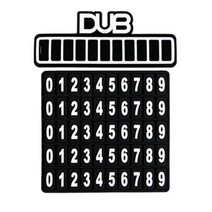 깔끔한 DUB 차량용 매너 주차번호판 튜닝 자동차용품