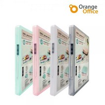 오렌지오피스 A4 폭넓은 인덱스 심플 클리어 화일케이스 20형 (타 제품보다 사이즈 업), 화이트