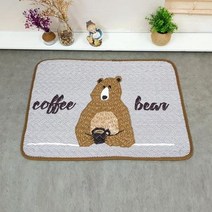 ABM 북유럽 침실 화장실 발닦개 발매트 커피베어