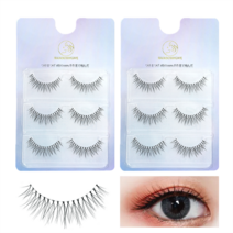 [속눈썹1+1]무지개홈 핸드메이드 인조속눈썹 연장 30종 모음전/셀프속눈썹/A형속눈썹/3D속눈썹/속눈썹연장/아이래쉬/인형속눈썹/ 듀오속눈썹접착제 미포함, 2set, 3D속눈썹RH-M9 (3쌍/set)