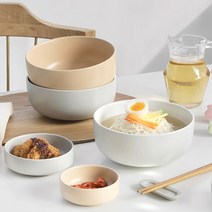 어반스튜디오 라면그릇 냉면기 덮밥그릇 우동기 (3color), 1개, 라이트 그레이