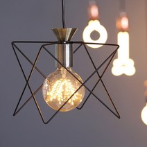 비츠온 펜던트 조명 1등 핵사 식탁등 인테리어등 블랙 (33925)