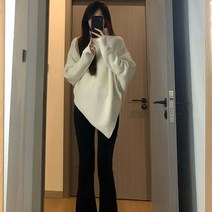 [예쁨시전] 여성 겨울 두꺼운 터틀넥 니트