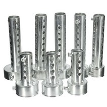 오토바이 범용 탈착식 길이 머플러 배플 소음기 60, 긴형 48mm