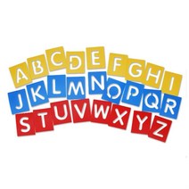 굿템 유아물감 디오메 스텐실 알파벳 미술놀이 물감 물감놀이 스텐실 유아물감