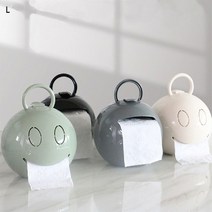 [624CONTAINER]니본 스마일 휴지케이스포장훼손 반품불가, ★옵션확인必아이보리