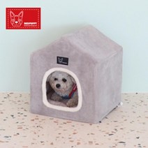 땡이와냥이 애견 하우스 그레이 푸들 반려견집 개집 강아지쿠션 비숑