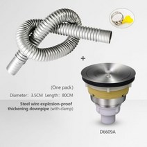 스테인레스 스틸 주방 싱크대 배수구 YOYO 플러스 공장 공급 좋은 품질, CHINA_D6609A and down pipe