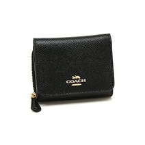 코치 COACH 지갑 지갑 삼단 가죽 미니 콤팩트 F37968 아울렛 상품