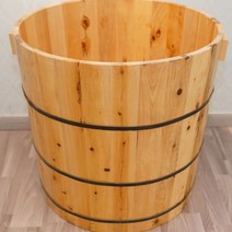 편백나무반신욕기 1인 간이욕조 반신욕기 히노끼 욕조 목용탕 홈 사우나 찜질방 이동식 가정, 80CM직경70CM높이커버없음180CM키에적합