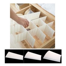 서랍 파티션 조립식 칸막이 옷장 책장 속옷 정리함 주방 양말 수납 정리 정리대 수납함, 서랍칸막이 13cm 4장