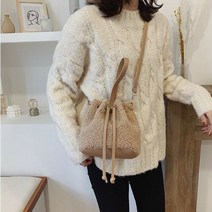 은창 포실포실 양털 복조리 가방 숄더백 토트백