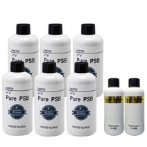Pure PSB 300ml 고농축박테리아 생박테리아제 물잡이 및 유기물 분해 박테리아 + Pure Balance 100ml 증정, 6개