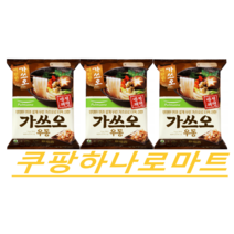 풀무원 더진한 가쓰오 우동 반전제면3팩 아이스박스