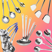 키친플러스 업소용 주방 대형 국자 까오기 뒤집개 건지개 스텐 급식실 식당 샥구 멀티볼, 08.올스텐고급국자, 1호, 1개