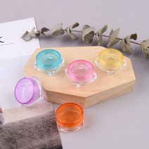 공병 화장품 100개입 크림용기 사각 크림통, 3g 랜덤색상