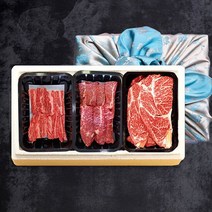 김포전통한우 갈비살혼합1호(갈비살 앞치마 등심 각500g), 단품