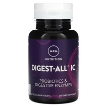 엠알엠 뉴트리션 MRM Nutrition Digest All IC 효소 비건 캡슐 60정, 기본