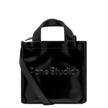 아크네스튜디오 로고 쇼퍼 미니 백 블랙, Black, One Size
