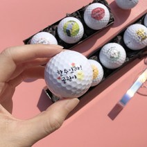 선물포장 어버이날 레터링 골린이 커스터마이징 골프볼 세트 3구 커스텀 5구 골프공 골프입문, 문구 변경 O_10