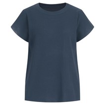 [KT알파쇼핑]스윗 국산 라운드 캡소매 니트 티셔츠 CS-WKN-0890-블루