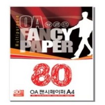 두성/OA팬시페이퍼 80g A4/OA용지 색상지, P20푸른색
