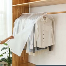 위드윈 전방향 밀폐 풀커버 드레스룸 옷걸이 행거 흰옷 코트 오염방지 PEVA가리개 시트 옷보관 행거용 먼지커버형 행거가리개 가림막 옷정리 의류먼지방지덮개 행거커버 의류오염방지커버, No 02.반투명 의류 먼지 방지덮개 90X110