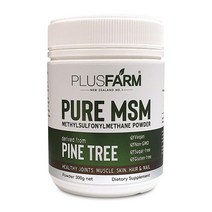 Healthfarm MSM powder 헬스팜 뉴질랜드 식이유황 소나무추출 엠에스엠 파우더 300g, 1개