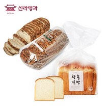 신라명과 [본사배송]호밀빵 1+프리미엄 탕종식빵1 세트 2개묶음세트 /주문제작 택배발송당일 생산., 1개