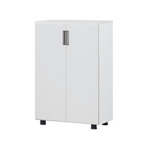 한성 DH 유라인책장 3단 올문장 서가형 기본색 사무실 사무용 수납장, 화이트 원톤