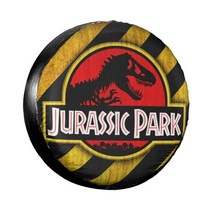 트레일러 카라반 커버 jurassic park 스페어 타이어 커버 for jeep mitsubishi pajero sci fi 공룡 자동차 휠 프로텍터 액세서리 14quot, 4, 16인치
