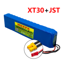 차량용인버터 고용량 점프케이블 배터리 36V 100Ah 18650 충전식 리튬 팩 10S3P 1000W 전원 수정 자전거 스쿠터 전기 자동차 BMS, [04] XT30JST, 04 XT30JST