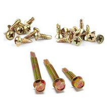 직결피스 양날나사 접시 와샤 육각 머리 13mm 16mm 19mm 25mm 32mm 38mm 50mm 65mm 75mm 100mm, 직결피스(접시머리), 100mm(200개)1봉지
