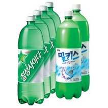칠성사이다 + 밀키스, 1.5L, 10세트
