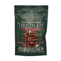 피코크 PEACOCK 헤이즐넛 모카 바크씬 260g 리얼 밀크 초콜릿 코코아 버터 이과수 커피 수능 시험 합격 발렌타인 선물 당충전 당보충, 3개