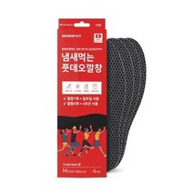 발냄새제거 깔창@스위스산 냄새먹는 풋데오깔창@ (8개 4세트)냄새잡는 항균 깔창 (사이즈선택)