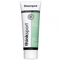 THINK Thinksport 남성 및 여성용 모든 연령용 샴푸 | EWG 인증 파라벤 프리 프탈레이트 프리 클린 영양 보습 수분 공급 모발 바디용 - 알로에 찻잎, Aloe & Tea Leaves_8 Ounce (Pac