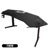 아우스 JET 프리미엄 카본 LED 게이밍책상 컴퓨터책상 1800, 기본형