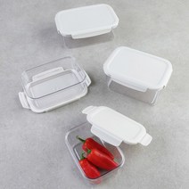 투명 밀폐용기 비스프리 친환경소재 반찬통 600ml, 20개, 900ml