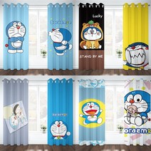 도라에몽 홈인테리어 캐릭터 Doraemon 커튼 4종