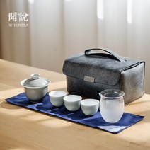 도자기 전통 다기세트 3인 WTL002-218, 그린